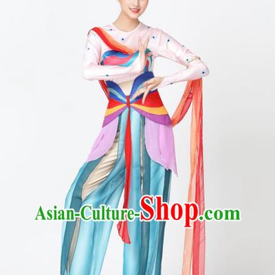 China Classical Dance Stage Performance Outfits Traditional Flying Apsaras Dance Costume