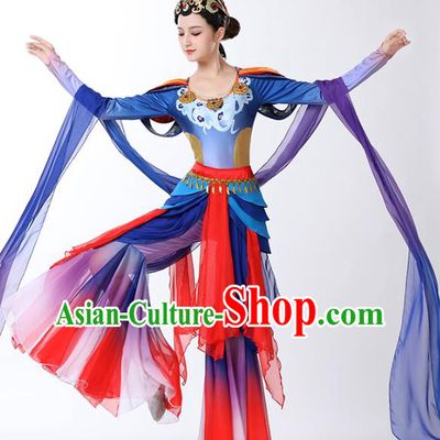 China Classical Dance Clothing Spring Festival Gala Dance Outfits Traditional Flying Apsaras Stage Performance Costume