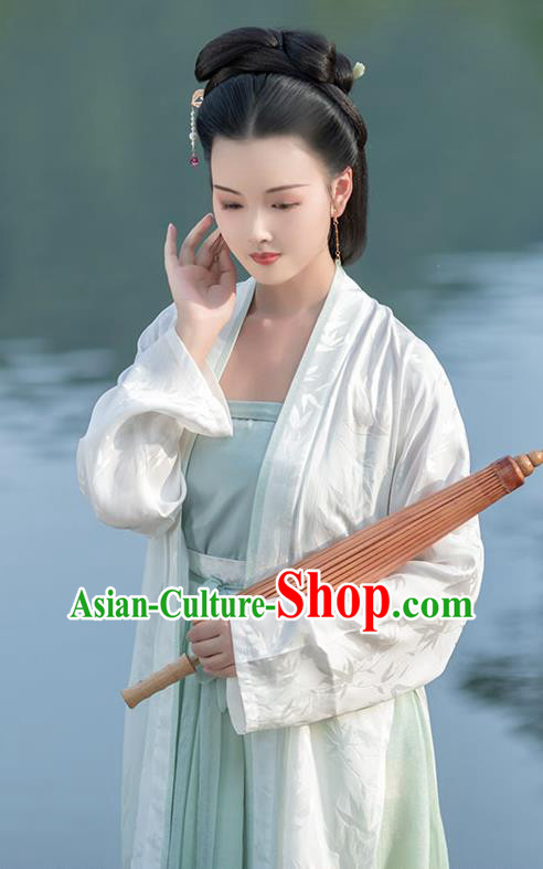 China Ancient Noble Beauty Hanfu Costumes Traditional Song Dynasty Historical Clothing Full Set China Ancient Noble Beauty Hanfu Costumes Traditional Song Dynasty Historical Clothing Full Set