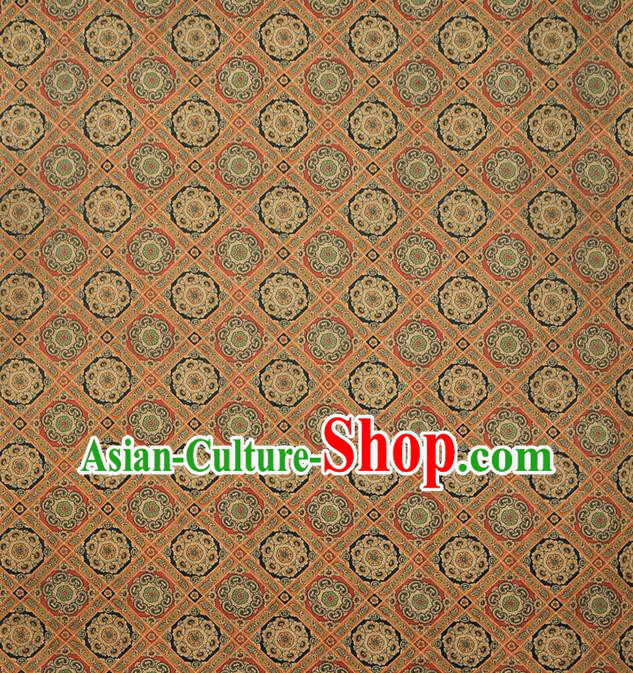 Chinese Classical Pattern Brocade Fabric Cheongsam Silk Drapery Traditional Gambiered Guangdong Gauze Cloth Chinese Classical Pattern Brocade Fabric Cheongsam Silk Drapery Traditional Gambiered Guangdong Gauze Cloth