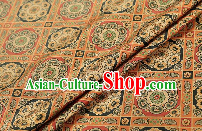 Chinese Classical Pattern Brocade Fabric Cheongsam Silk Drapery Traditional Gambiered Guangdong Gauze Cloth Chinese Classical Pattern Brocade Fabric Cheongsam Silk Drapery Traditional Gambiered Guangdong Gauze Cloth