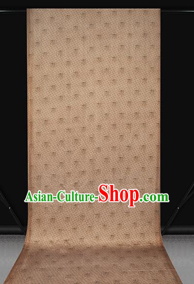 Chinese Traditional Tang Suit Brocade Fabric Satin Classical Dragon Peony Pattern Khaki Silk Drapery Chinese Traditional Tang Suit Brocade Fabric Satin Classical Dragon Peony Pattern Khaki Silk Drapery