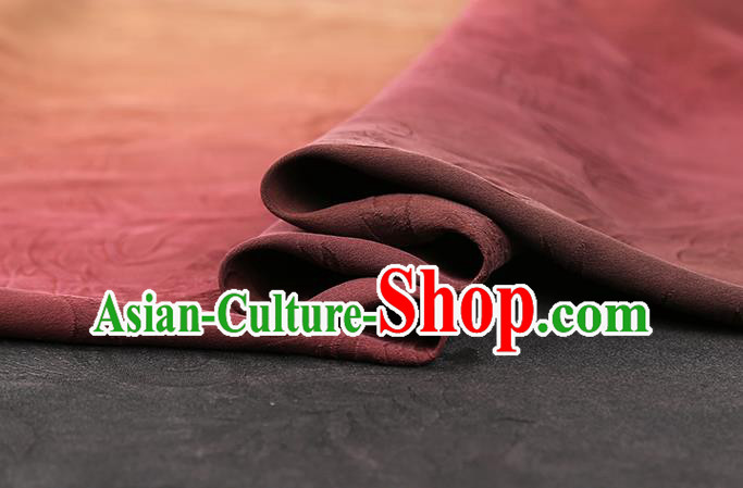 Chinese Cheongsam Gradient Gambiered Guangdong Gauze Classical Pattern Silk Fabric Traditional Jacquard Brocade Drapery Chinese Cheongsam Gradient Gambiered Guangdong Gauze Classical Pattern Silk Fabric Traditional Jacquard Brocade Drapery