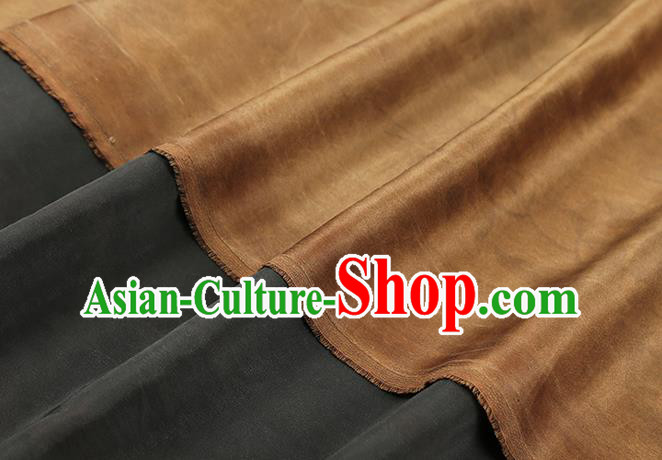 Chinese Traditional Ginger Gambiered Guangdong Gauze Cheongsam Silk Fabric Classical Peony Pattern Brocade Drapery Chinese Traditional Ginger Gambiered Guangdong Gauze Cheongsam Silk Fabric Classical Peony Pattern Brocade Drapery