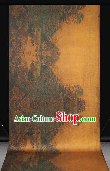 Chinese Cheongsam Gambiered Guangdong Gauze Classical Pattern Ginger Silk Fabric Traditional Brocade Drapery Chinese Cheongsam Gambiered Guangdong Gauze Classical Pattern Ginger Silk Fabric Traditional Brocade Drapery