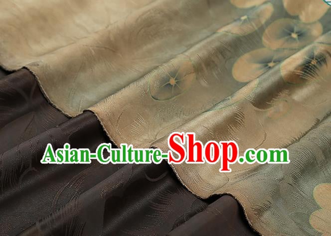 Chinese Classical Lotus Pattern Silk Drapery Traditional Cheongsam Gambiered Guangdong Gauze Blue Brocade Fabric Chinese Classical Lotus Pattern Silk Drapery Traditional Cheongsam Gambiered Guangdong Gauze Blue Brocade Fabric