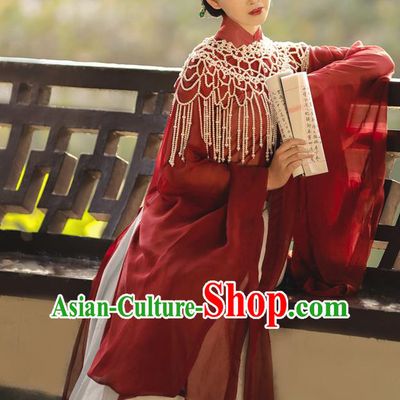 China Traditional Ming Dynasty Imperial Consort Historical Clothing Ancient Court Countess Hanfu Dress Costumes