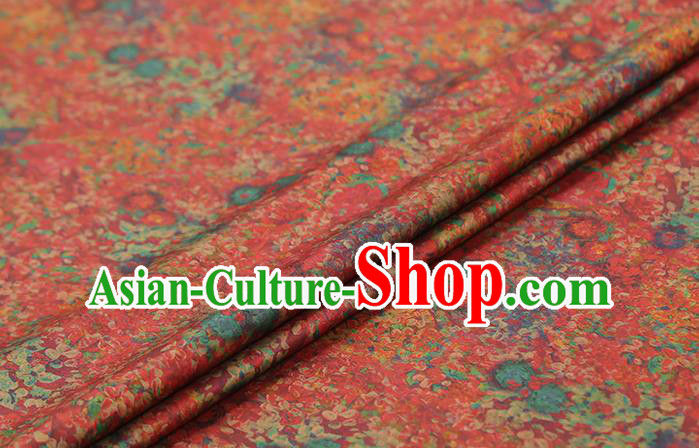 Chinese Wedding Red Satin Fabric Traditional Qipao Dress Brocade Classical Pattern Silk Drapery Chinese Wedding Red Satin Fabric Traditional Qipao Dress Brocade Classical Pattern Silk Drapery
