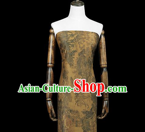 Chinese Traditional Gambiered Guangdong Gauze Fabric Classical Pattern Silk Drapery Qipao Dress Tapestry Cloth Chinese Traditional Gambiered Guangdong Gauze Fabric Classical Pattern Silk Drapery Qipao Dress Tapestry Cloth