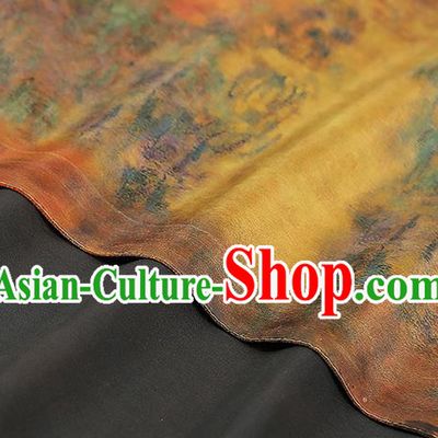 Chinese Qipao Dress Tapestry Cloth Traditional Gambiered Guangdong Gauze Fabric Classical Pattern Silk Drapery