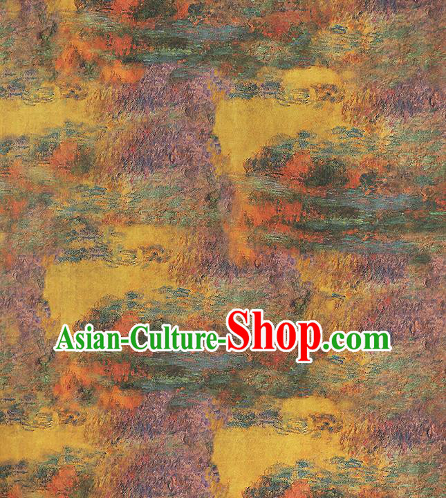 Chinese Qipao Dress Tapestry Cloth Traditional Gambiered Guangdong Gauze Fabric Classical Pattern Silk Drapery Chinese Qipao Dress Tapestry Cloth Traditional Gambiered Guangdong Gauze Fabric Classical Pattern Silk Drapery