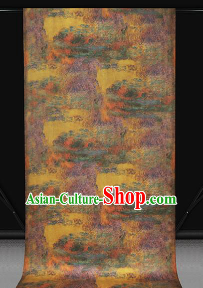 Chinese Qipao Dress Tapestry Cloth Traditional Gambiered Guangdong Gauze Fabric Classical Pattern Silk Drapery Chinese Qipao Dress Tapestry Cloth Traditional Gambiered Guangdong Gauze Fabric Classical Pattern Silk Drapery