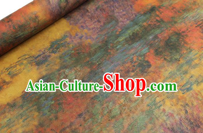 Chinese Qipao Dress Tapestry Cloth Traditional Gambiered Guangdong Gauze Fabric Classical Pattern Silk Drapery Chinese Qipao Dress Tapestry Cloth Traditional Gambiered Guangdong Gauze Fabric Classical Pattern Silk Drapery