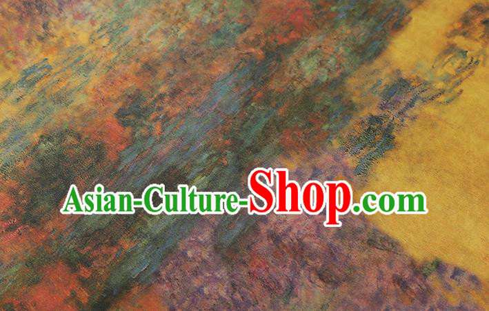 Chinese Qipao Dress Tapestry Cloth Traditional Gambiered Guangdong Gauze Fabric Classical Pattern Silk Drapery Chinese Qipao Dress Tapestry Cloth Traditional Gambiered Guangdong Gauze Fabric Classical Pattern Silk Drapery