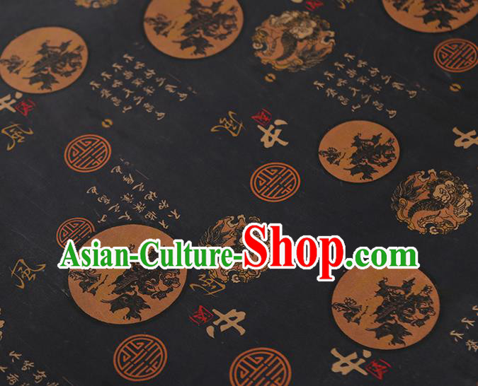 Chinese Traditional Tang Suit Silk Fabric Classical Gambiered Guangdong Gauze Material Chinese Traditional Tang Suit Silk Fabric Classical Gambiered Guangdong Gauze Material