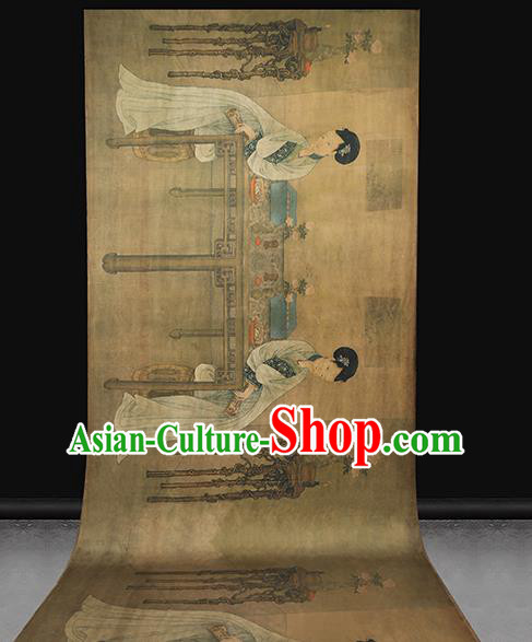 China Cheongsam Drapery Classical Ginger Gambiered Guangdong Gauze Traditional Printing Beauty Silk Fabric China Cheongsam Drapery Classical Ginger Gambiered Guangdong Gauze Traditional Printing Beauty Silk Fabric