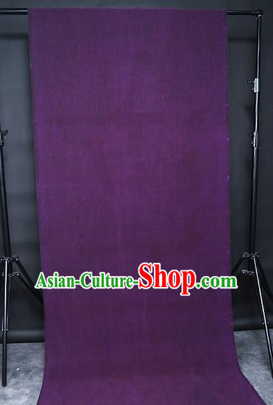 Chinese Classical Jacquard Gambiered Guangdong Gauze Traditional Qipao Dress Purple Silk Fabric Chinese Classical Jacquard Gambiered Guangdong Gauze Traditional Qipao Dress Purple Silk Fabric