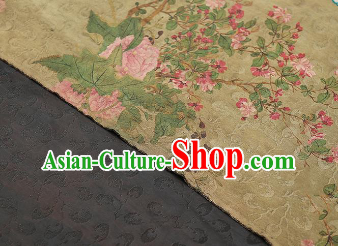 Chinese Classical Light Green Brocade Tapestry Gambiered Guangdong Gauze Traditional Qipao Dress Silk Fabric Chinese Classical Light Green Brocade Tapestry Gambiered Guangdong Gauze Traditional Qipao Dress Silk Fabric