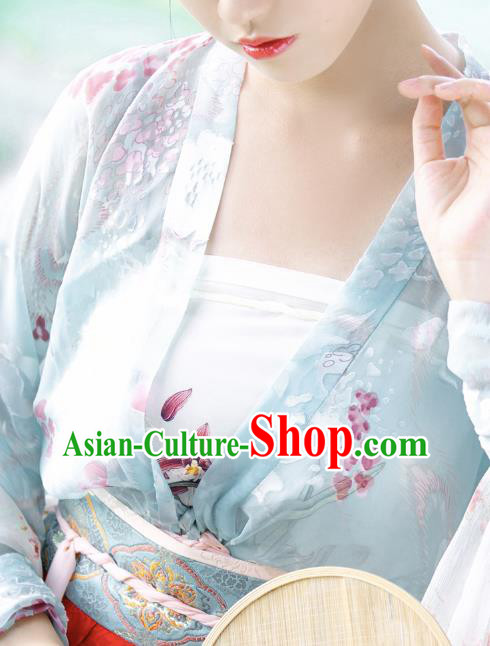 China Ancient Song Dynasty Young Beauty Historical Clothing Full Set China Ancient Song Dynasty Young Beauty Historical Clothing Full Set