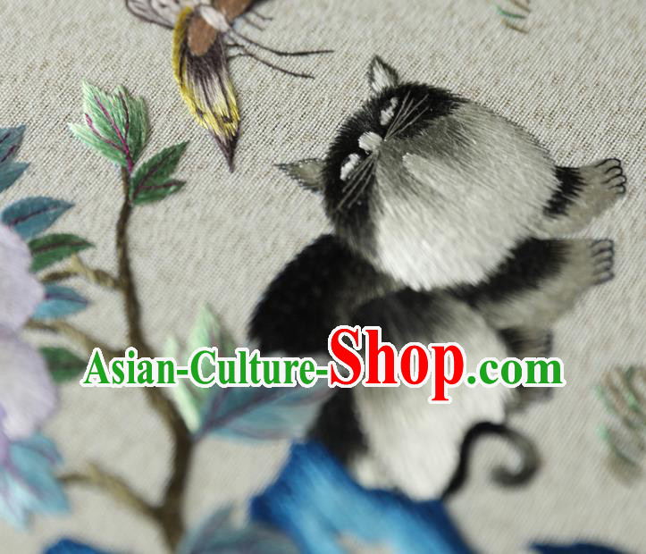 China Traditional Hanfu Palace Fan Ancient Princess Silk Circular Fan Handmade Embroidered Fans China Traditional Hanfu Palace Fan Ancient Princess Silk Circular Fan Handmade Embroidered Fans