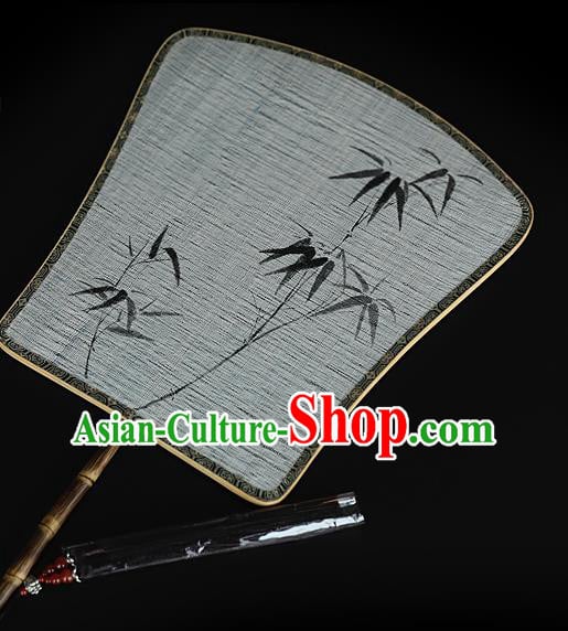 China Ink Painting Bamboo Silk Fan Handmade Fans Traditional Hanfu Palace Fan China Ink Painting Bamboo Silk Fan Handmade Fans Traditional Hanfu Palace Fan