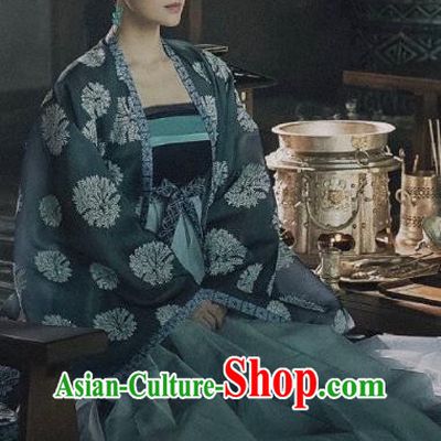 China Ancient Hanfu Dress Clothing Drama The Rebel Princess Zhang Ziyi Garment Costumes and Headdress