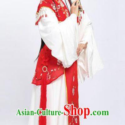 China Traditional Yue Opera Diva Garment Costumes Shaoxing Opera Noble Beauty Embroidered Dress Clothing and Hair Jewelry