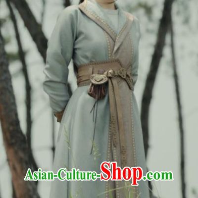Chinese Drama The Long Ballad Ancient Swordswoman Li Changge Clothing Tang Dynasty Garment Costumes Traditional Hanfu Dresses