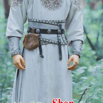 Chinese Traditional Hanfu Robe Drama The Long Ballad Ashile Sun Clothing Tang Dynasty Imperial Bodyguard Garment Costumes and Headwear
