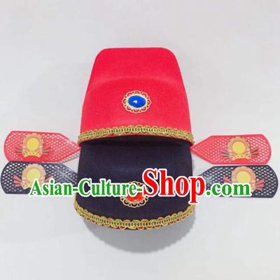 China Ancient Style Wu Sha Hat Traditional Peking Opera Scholar Hat Official Headwear