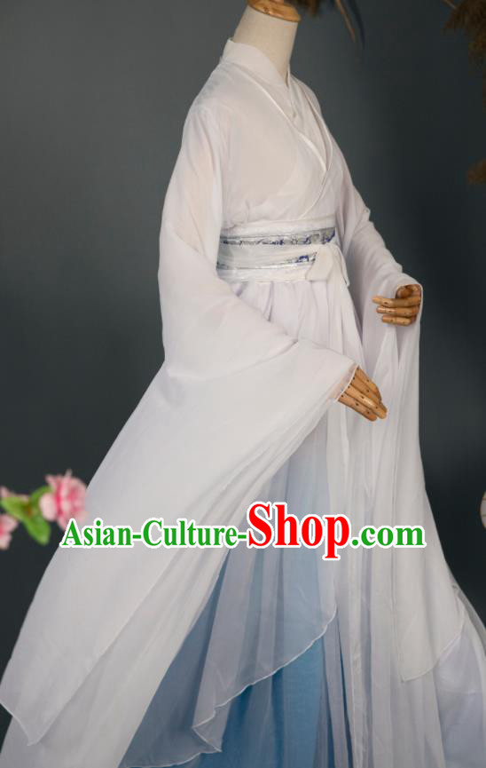 China Cosplay Goddess Chiffon Hanfu Dress Ancient Princess Garment Costumes Classical Dance Clothing China Cosplay Goddess Chiffon Hanfu Dress Ancient Princess Garment Costumes Classical Dance Clothing