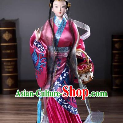 Handmade Traditional China Beijing Silk Figurine - Beauty Xi Shi