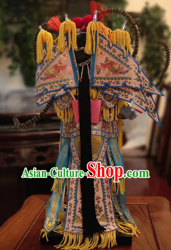 Handmade Traditional Peking Opera Doll China Beijing Silk Figurine - Liang Hongyu