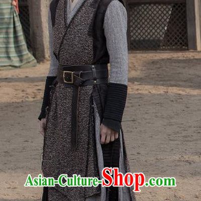 Chinese Ancient Swordsman Garment Costumes TV Show Douluo Dalu Young Hero Ma Hongjun Clothing