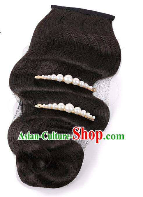 Handmade Classical Headdress Traditional Qipao Dress Wigs China Cheongsam Headpieces Handmade Classical Headdress Traditional Qipao Dress Wigs China Cheongsam Headpieces