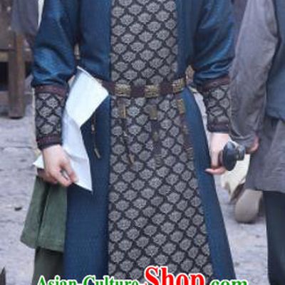 Chinese Drama The Long Ballad Hao Du Clothing Ancient Imperial Bodyguard Garment Costumes Traditional Swordsman Apparels and Hat
