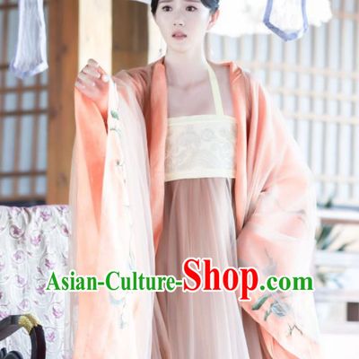 Drama The Romance of Tiger and Rose China Ancient Clothing Princess Chen Yuanyuan Garment Costumes Traditional Hanfu Dress