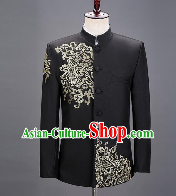 Chinese Tang Suits Traditional Wedding Suits Groom Costumes Zhongshan Clothing Chinese Tang Suits Traditional Wedding Suits Groom Costumes Zhongshan Clothing