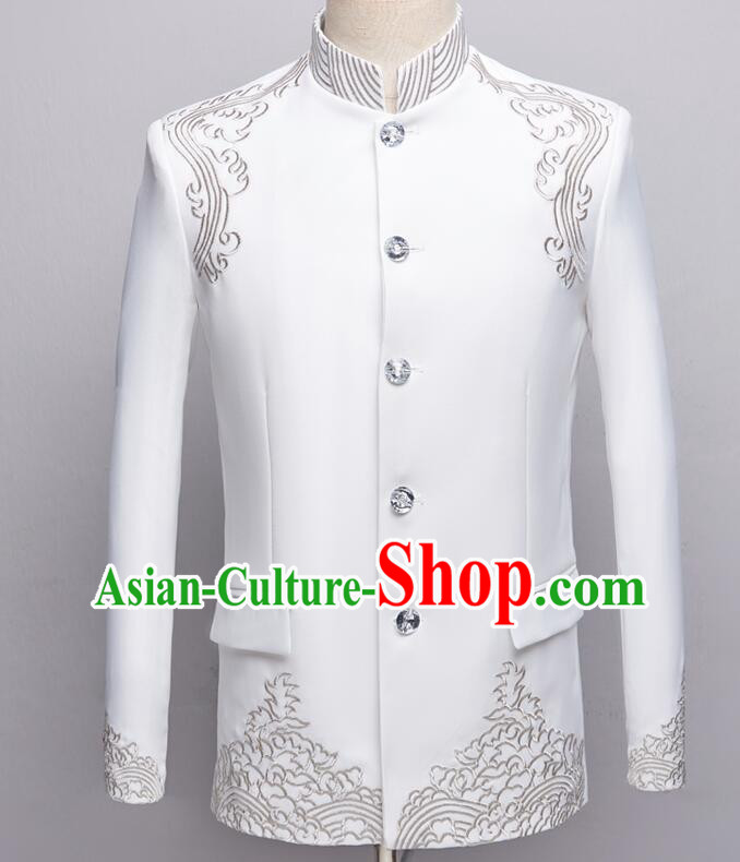 Chinese Wedding Suits Traditional Tang Zhuang Embroidered Costumes Groom Black Clothing Chinese Wedding Suits Traditional Tang Zhuang Embroidered Costumes Groom Black Clothing