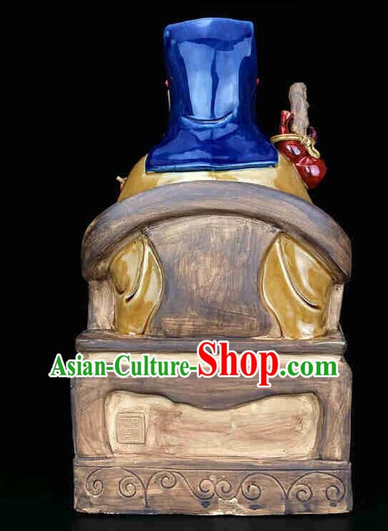 Chinese Shi Wan Ceramic Figurine Tu Do Gong Porcelain Statue Handmade Arts Chinese Shi Wan Ceramic Figurine Tu Do Gong Porcelain Statue Handmade Arts