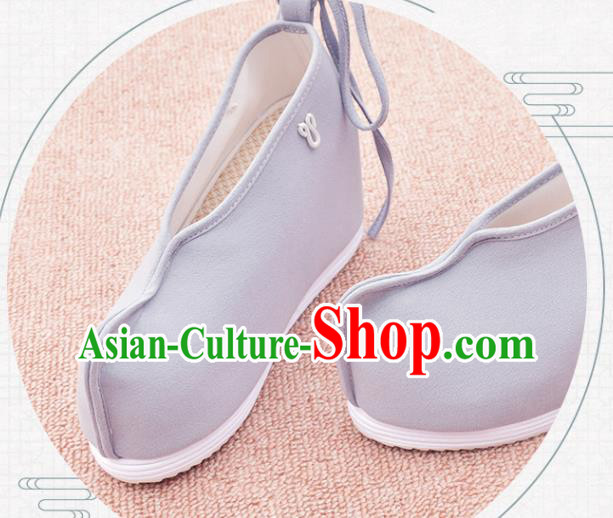 China National Women Shoes Traditional Hanfu Cloth Shoes Ancient Princess Light Blue Shoes China National Women Shoes Traditional Hanfu Cloth Shoes Ancient Princess Light Blue Shoes