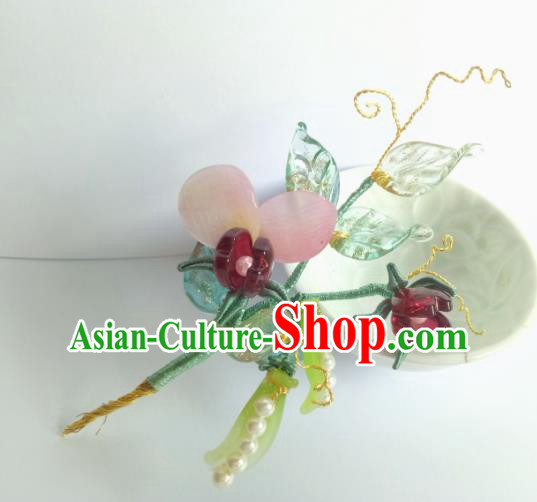 Chinese Traditional Hanfu Hairpin Hair Accessories Ancient Princess Pearls Peasecod Hair Stick Chinese Traditional Hanfu Hairpin Hair Accessories Ancient Princess Pearls Peasecod Hair Stick