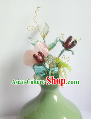 Chinese Traditional Hanfu Hairpin Hair Accessories Ancient Princess Pearls Peasecod Hair Stick Chinese Traditional Hanfu Hairpin Hair Accessories Ancient Princess Pearls Peasecod Hair Stick