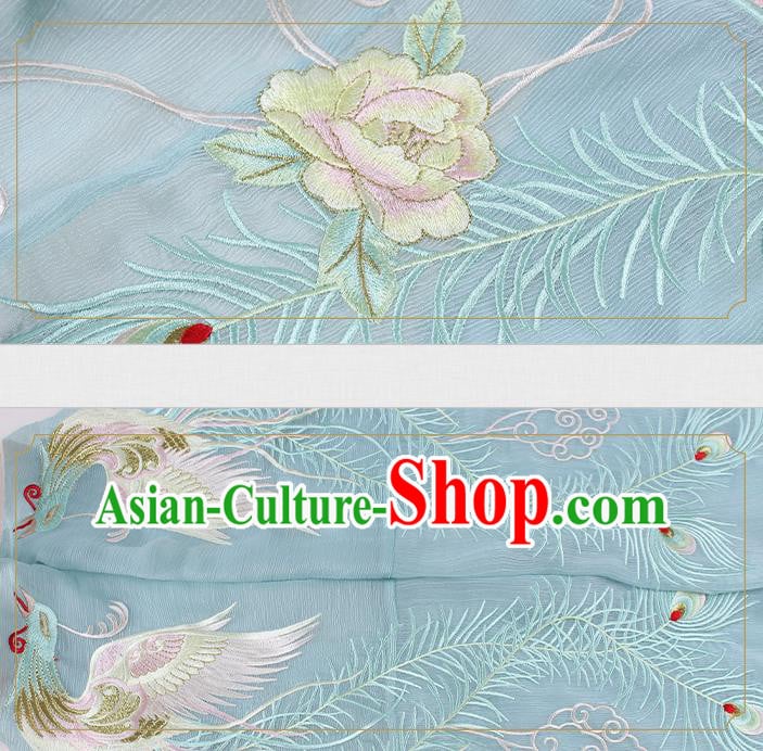 China Traditional Embroidered Hanfu Clothing Ancient Jin Dynasty Princess Costumes China Traditional Embroidered Hanfu Clothing Ancient Jin Dynasty Princess Costumes