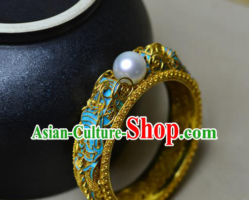 China National Filigree Bracelet Jewelry Traditional Handmade Cloisonne Bangle Accessories China National Filigree Bracelet Jewelry Traditional Handmade Cloisonne Bangle Accessories