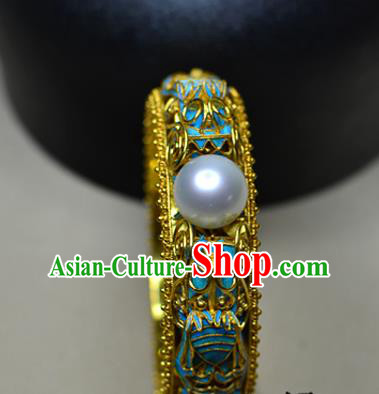 China National Filigree Bracelet Jewelry Traditional Handmade Cloisonne Bangle Accessories China National Filigree Bracelet Jewelry Traditional Handmade Cloisonne Bangle Accessories