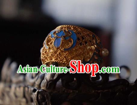 China National Cloisonne Ring Jewelry Traditional Filigree Accessories Handmade Qing Dynasty Pearls Circlet China National Cloisonne Ring Jewelry Traditional Filigree Accessories Handmade Qing Dynasty Pearls Circlet