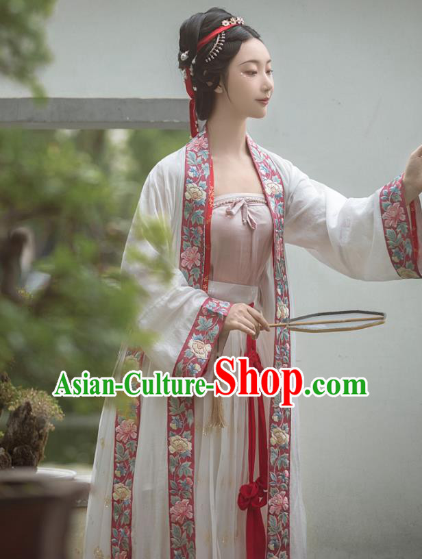 China Ancient Imperial Concubine Hanfu Clothing Traditional Song Dynasty Historical Costumes China Ancient Imperial Concubine Hanfu Clothing Traditional Song Dynasty Historical Costumes