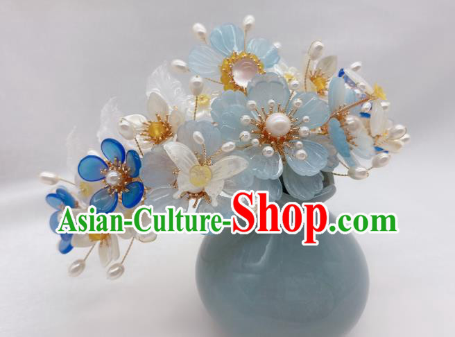 Chinese Handmade Wedding Hair Crown Traditional Song Dynasty Princess Hairpins Hair Accessories Chinese Handmade Wedding Hair Crown Traditional Song Dynasty Princess Hairpins Hair Accessories