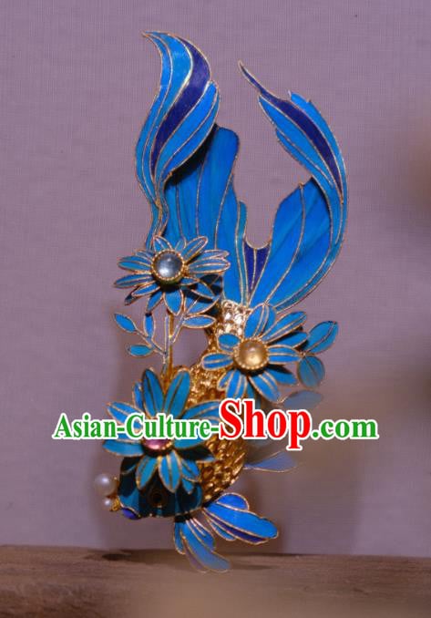 China Traditional Cheongsam Gems Breastpin Jewelry Handmade Filigree Goldfish Brooch Accessories China Traditional Cheongsam Gems Breastpin Jewelry Handmade Filigree Goldfish Brooch Accessories